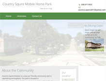 Tablet Screenshot of countrysquirehomes.com